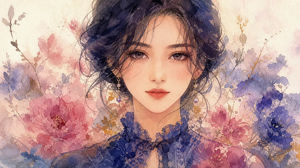 Watercolor anime — PrimeArt example
