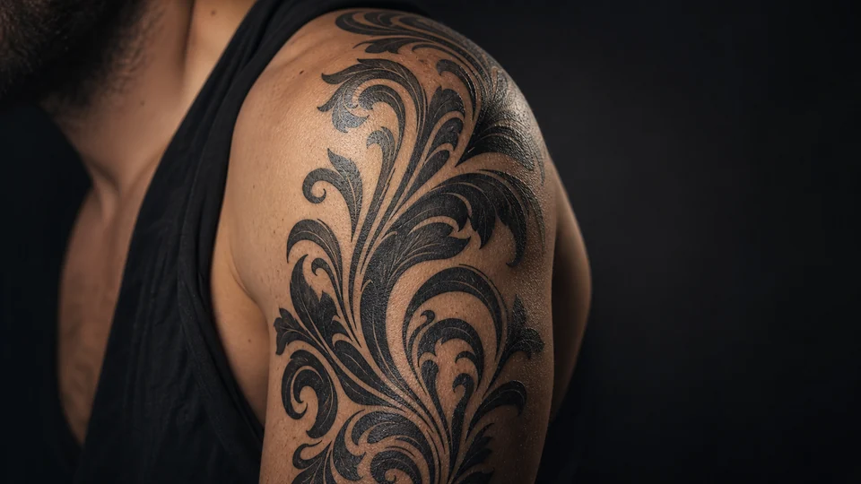 Elegant blackwork — PrimeArt example