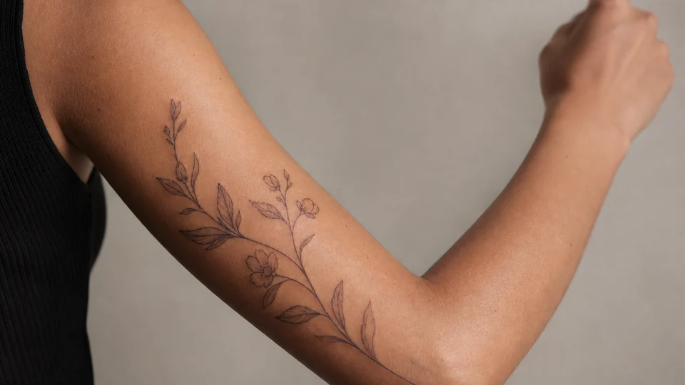Fine-line botanical — PrimeArt example