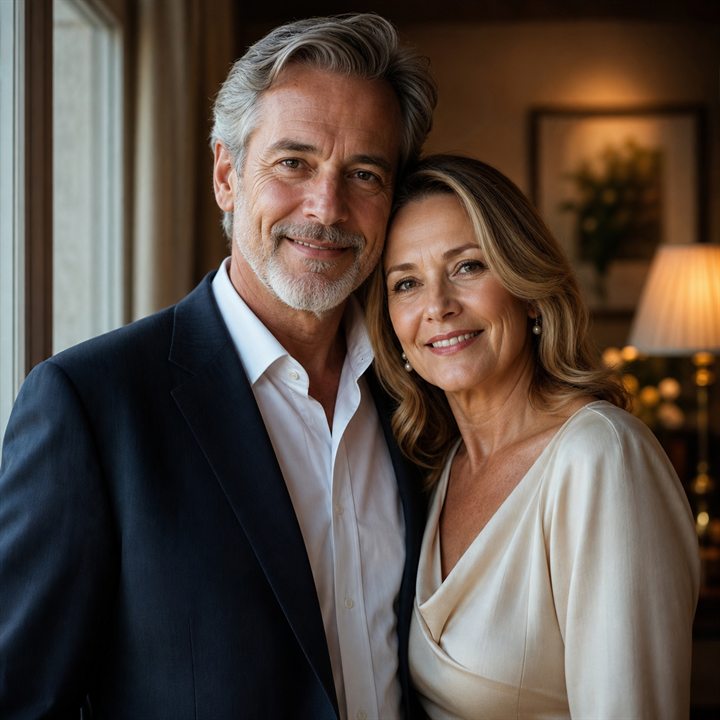 Elegant couple portrait — PrimeArt example