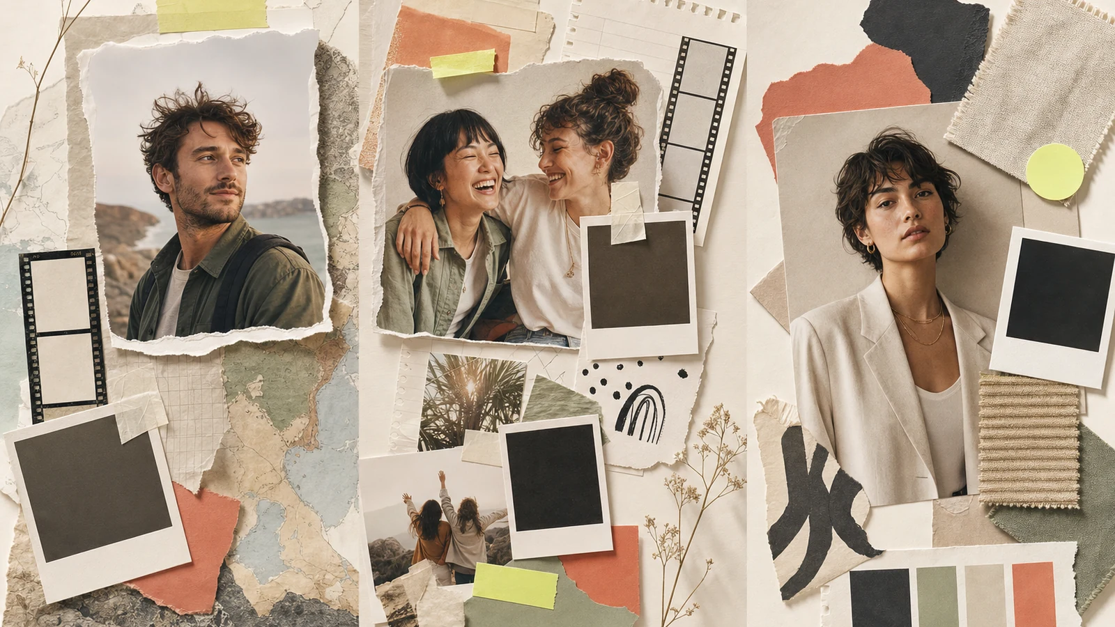 Turn your photos into an AI scrapbook example created with PrimeArt